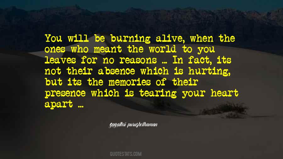 My Heart Burning Quotes #238518