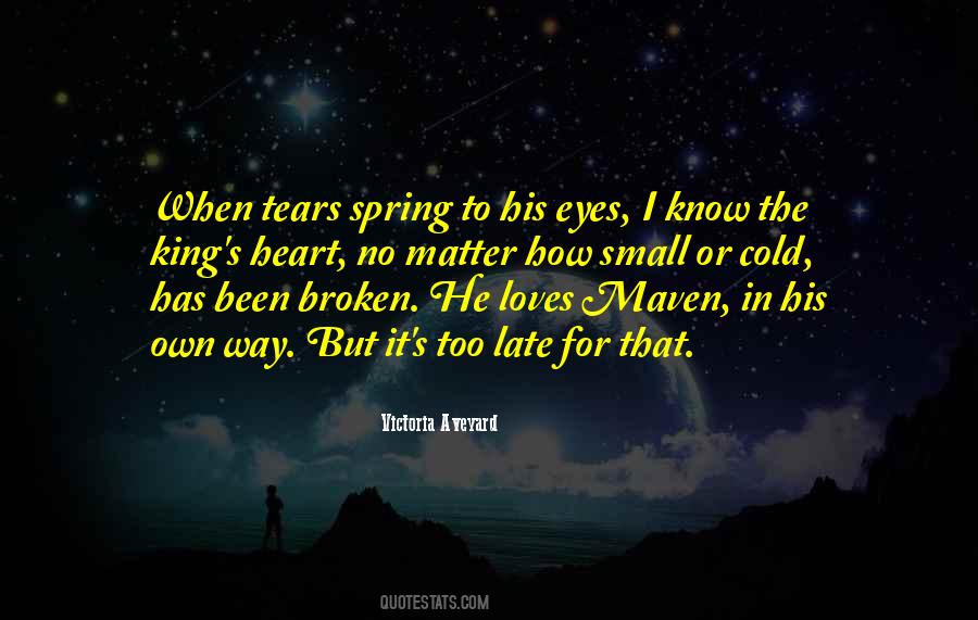 My Heart Has Been Broken Quotes #245347