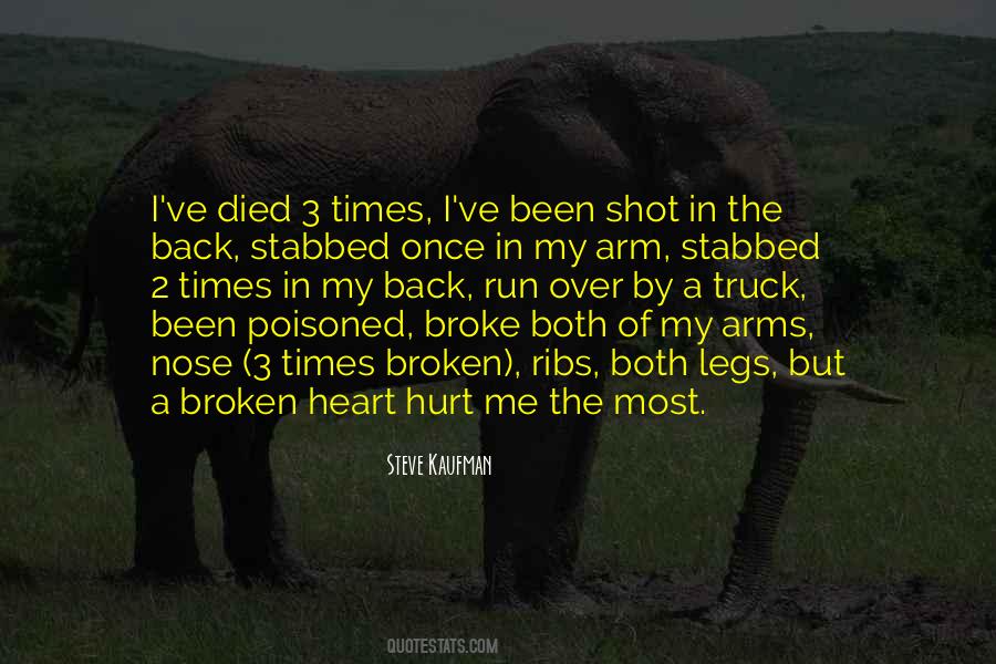 My Heart Has Been Broken So Many Times Quotes #1136744