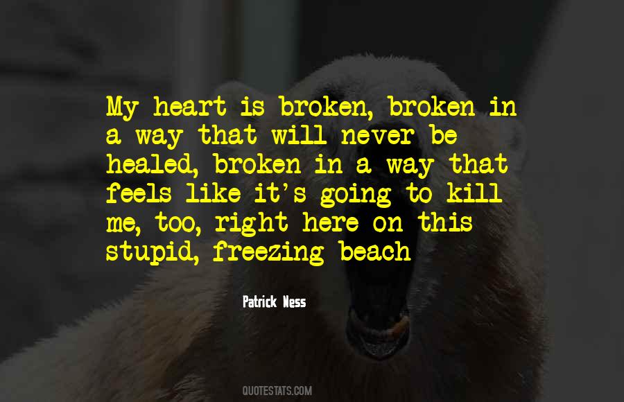 My Heart Is Broken Quotes #1333609