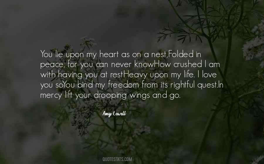 My Heart Is Heavy Quotes #676050