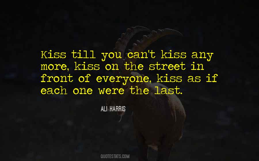 My Last First Kiss Quotes #870790