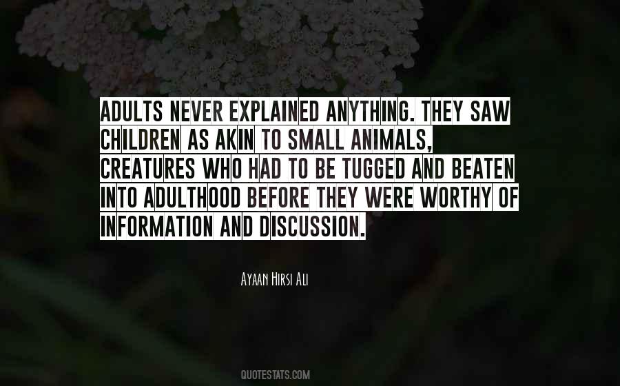 Quotes About Children And Animals #734792