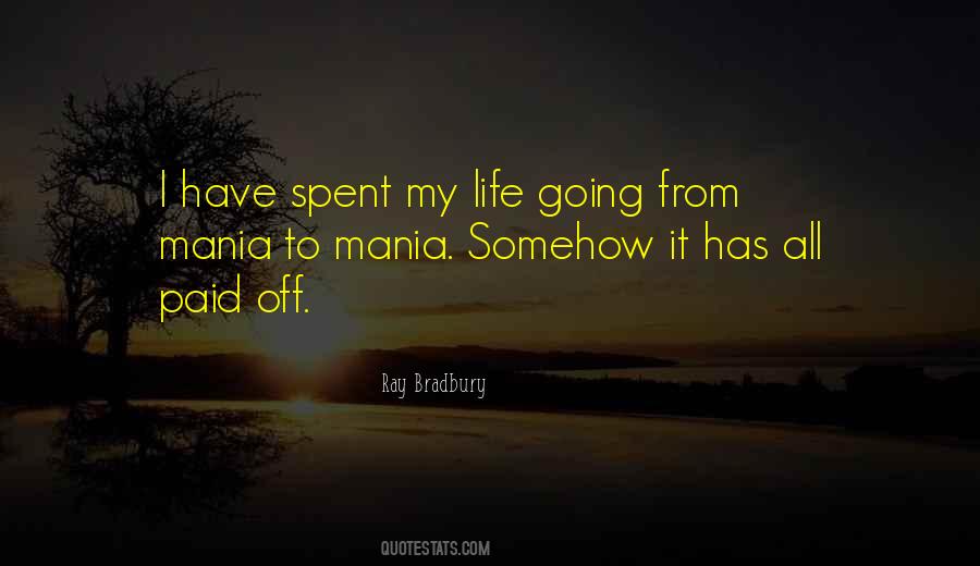 My Life Going Quotes #1803545