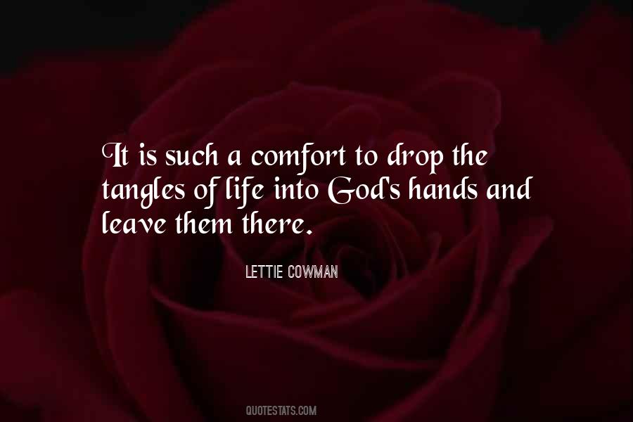 My Life In God's Hands Quotes #62699