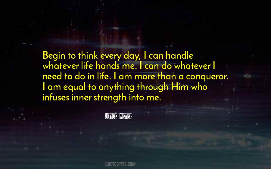 My Life Is In His Hands Quotes #35128