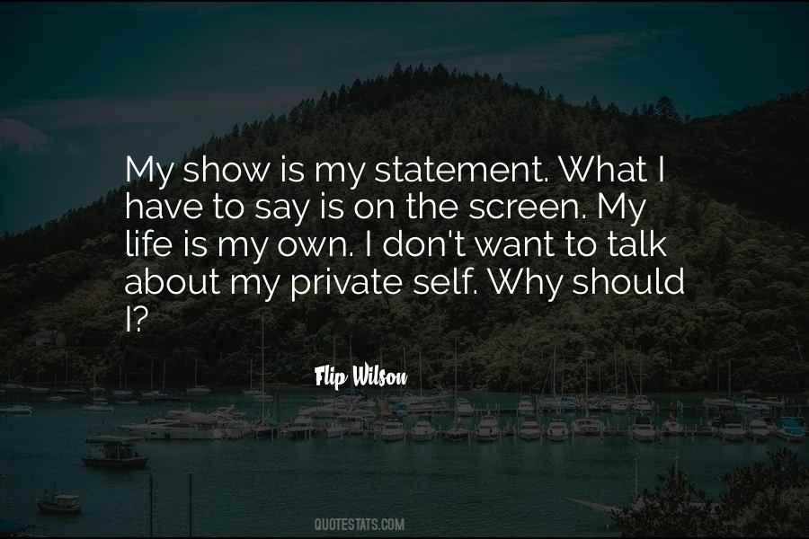 My Life Is Quotes #1149050