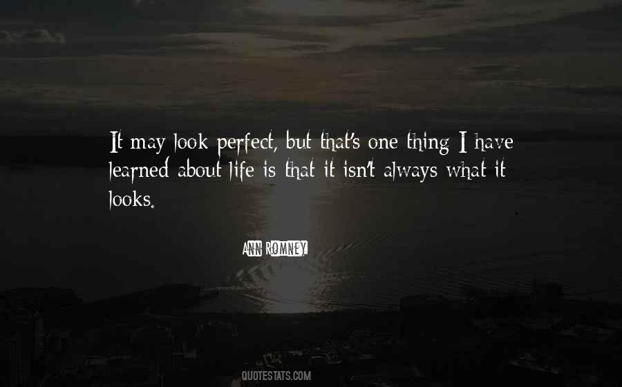 My Life Isn't Perfect Quotes #1433500