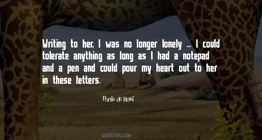 My Lonely Heart Quotes #815955