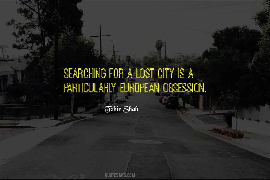 My Lost City Quotes #1058556