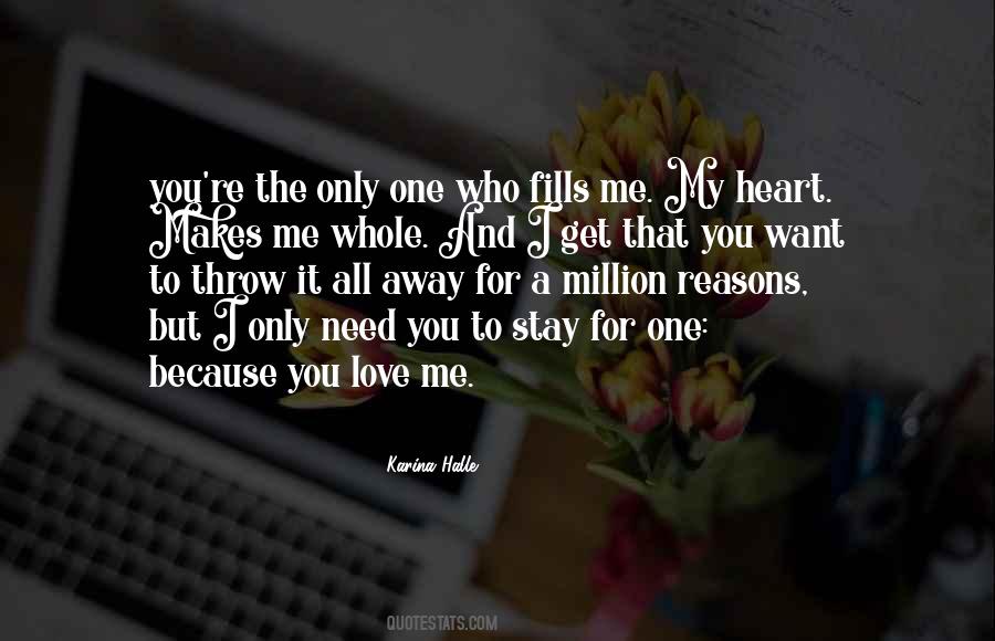 My Love For You Only Quotes #475003