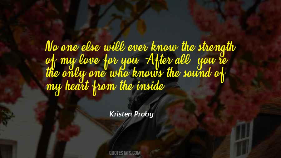 My Love For You Only Quotes #704226