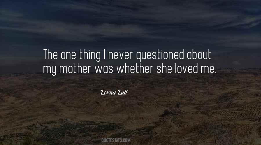 My Loved One Quotes #344411