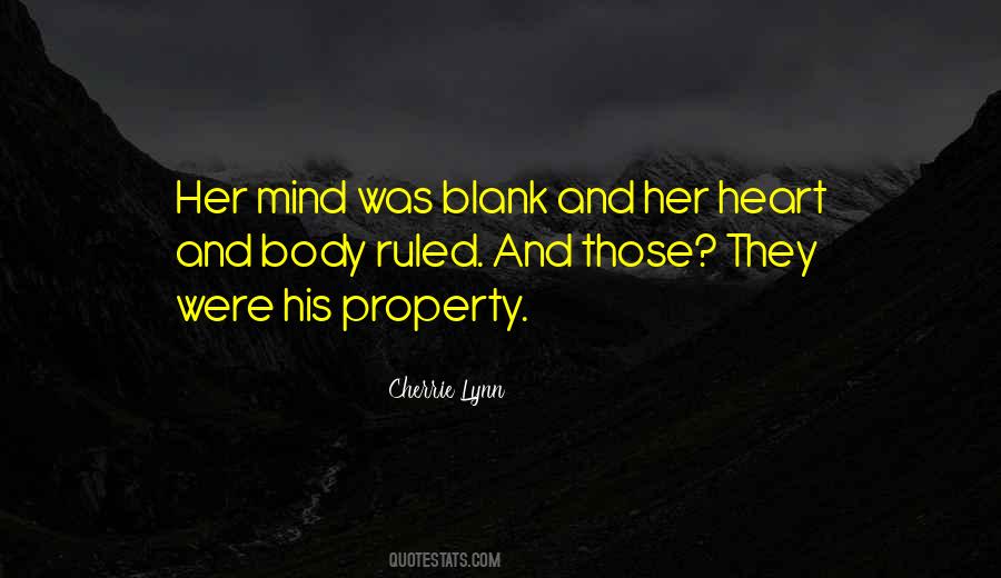 My Mind Blank Quotes #1000203