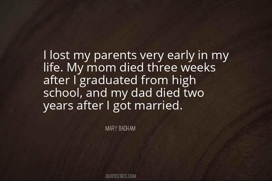 My Parents Died Quotes #325205
