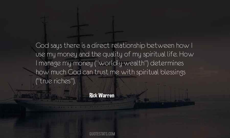 My Riches Quotes #1591585