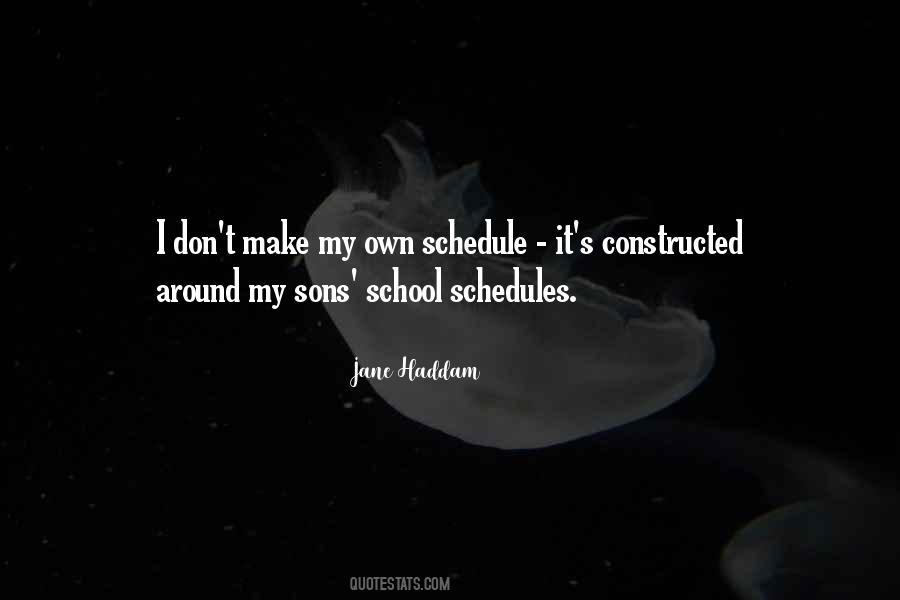 My Schedule Quotes #201667