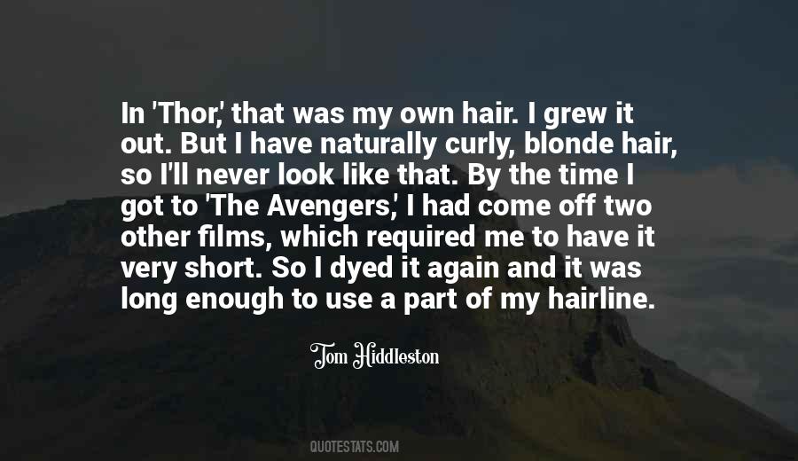 My Short Hair Quotes #324557