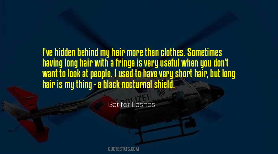 My Short Hair Quotes #477314