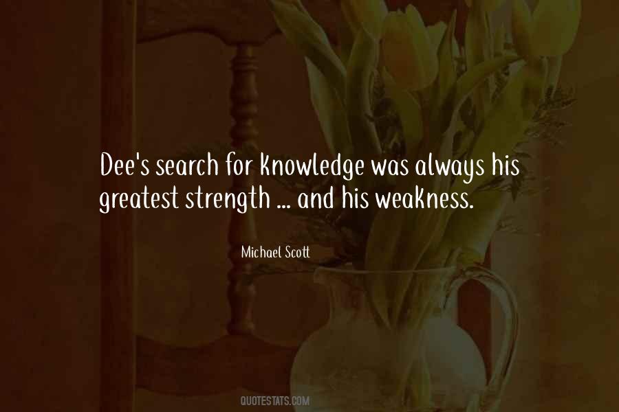 My Strength And Weakness Quotes #157942