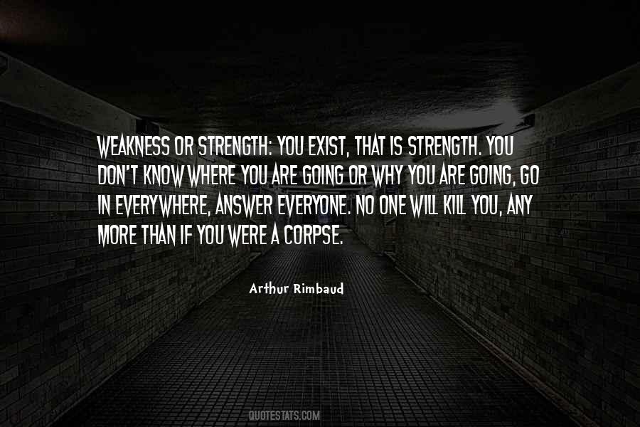 My Strength And Weakness Quotes #91606