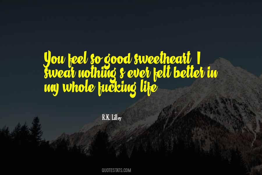 My Sweetheart Quotes #63765