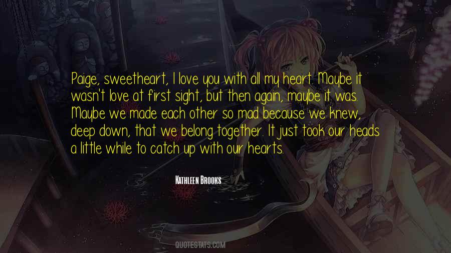 My Sweetheart Quotes #668215