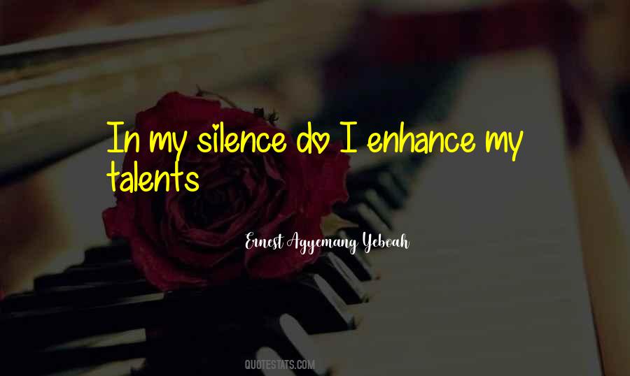 My Talents Quotes #1216986