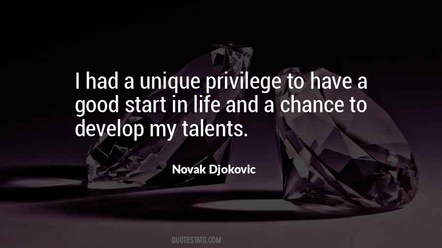 My Talents Quotes #402789