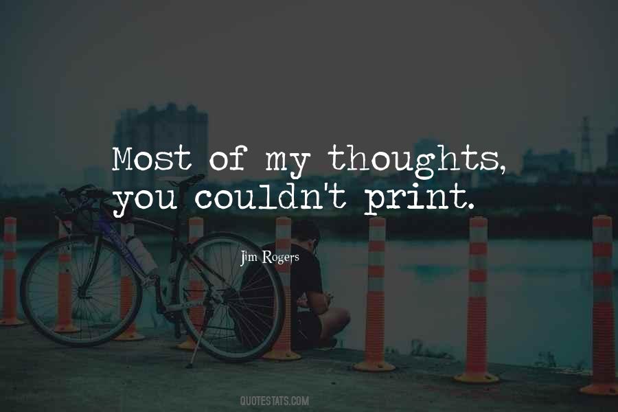 My Thoughts You Quotes #735987