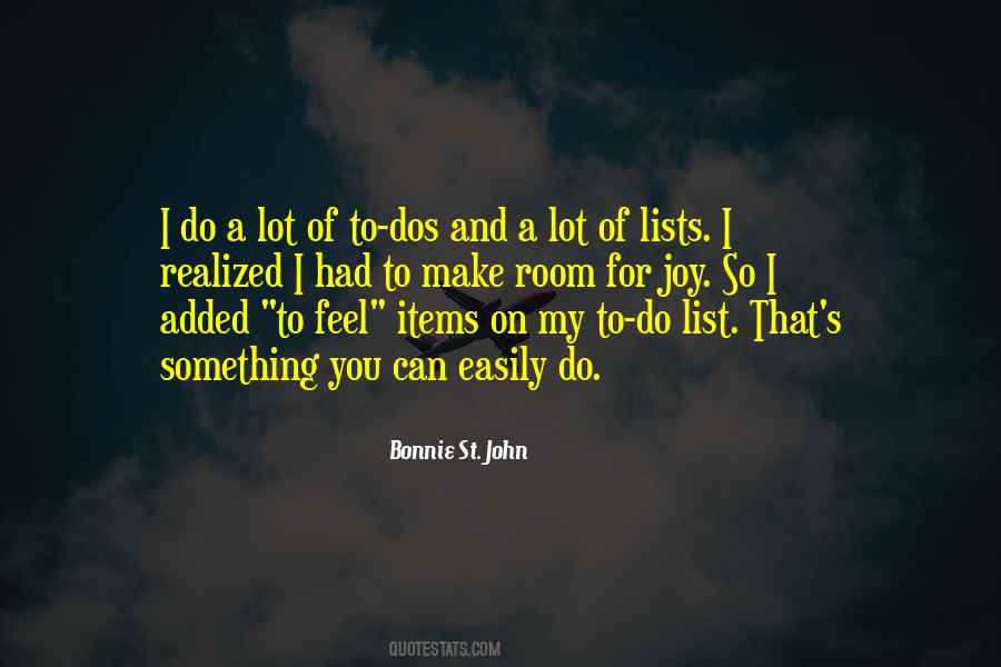 My To Do List Quotes #1431061