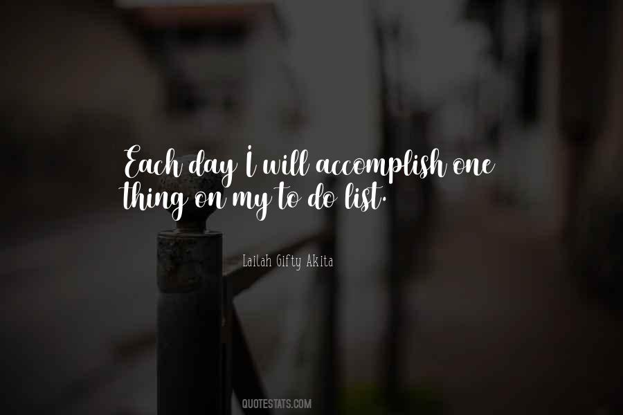 My To Do List Quotes #185390