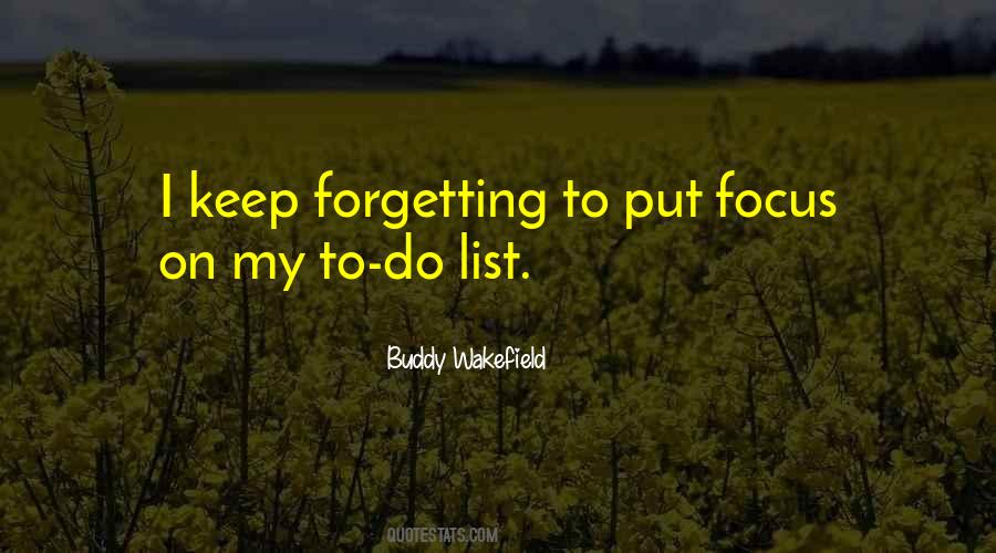 My To Do List Quotes #908971