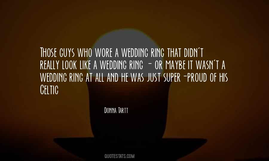 My Wedding Ring Quotes #1258456