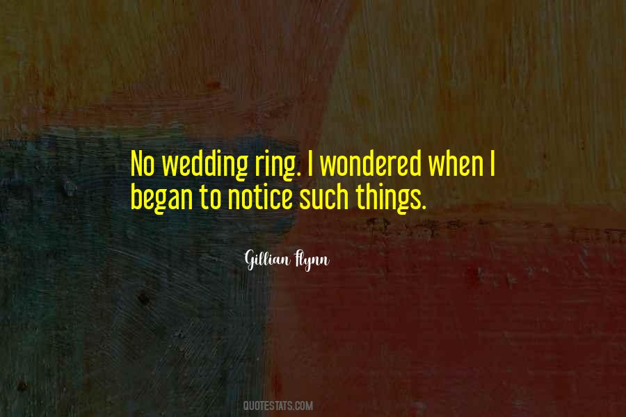 My Wedding Ring Quotes #760877