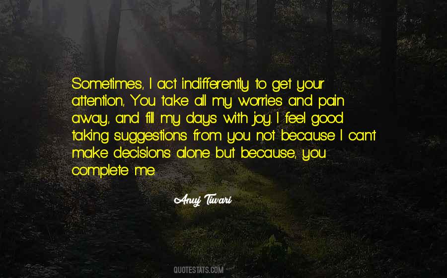 My Worries Quotes #982257