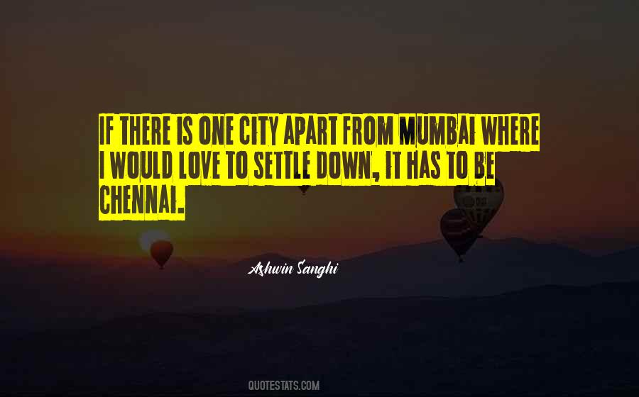 Quotes About Chennai City #584054