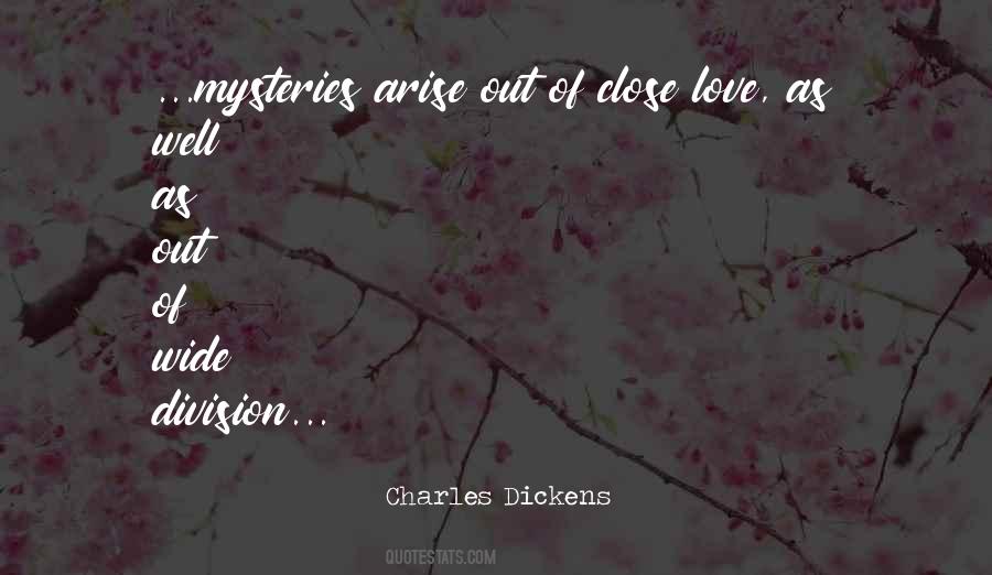 Mysteries Love Quotes #238084