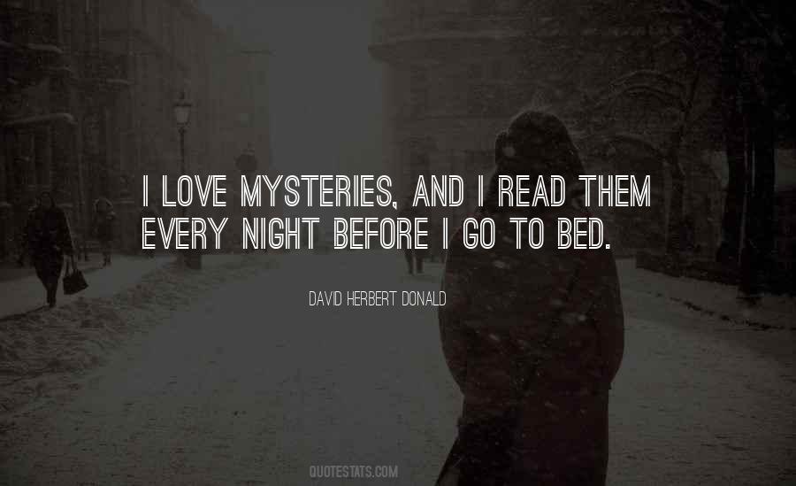 Mysteries Love Quotes #497416