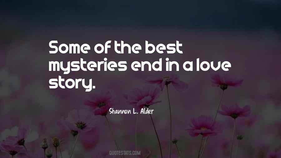 Mysteries Love Quotes #851704