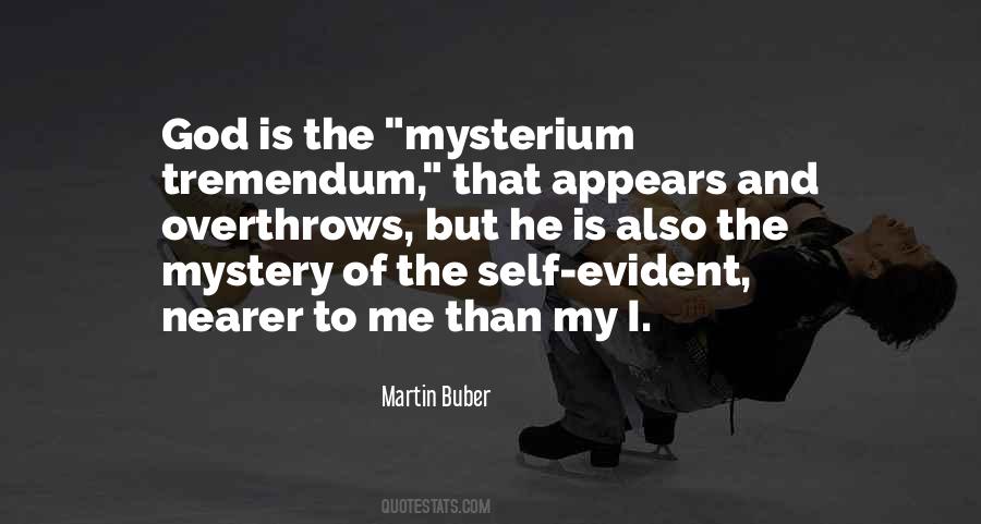 Mysterium Tremendum Quotes #1010616