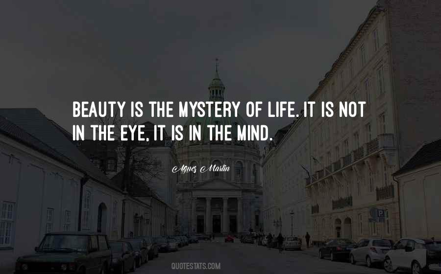 Mystery Of Beauty Quotes #1612607