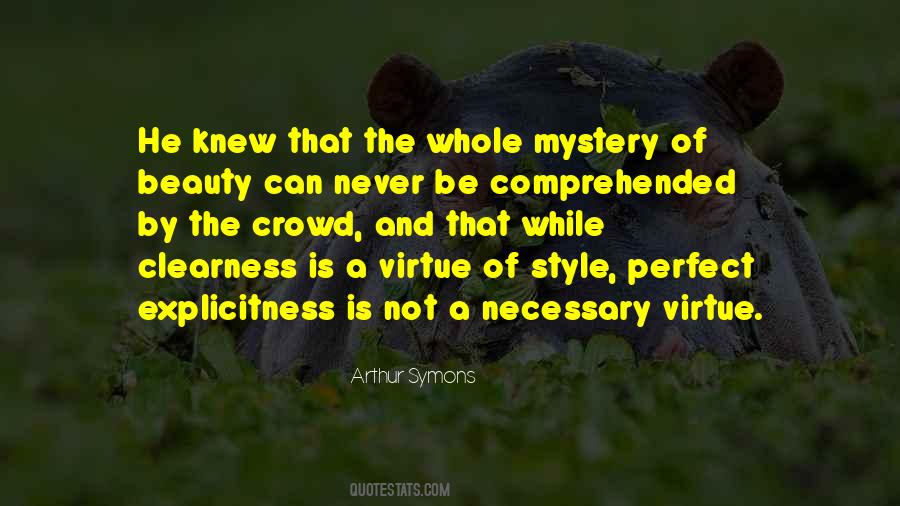 Mystery Of Beauty Quotes #380628