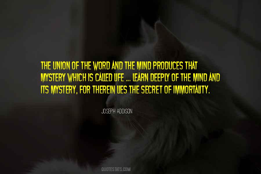 Mystery Of Mind Quotes #1355812