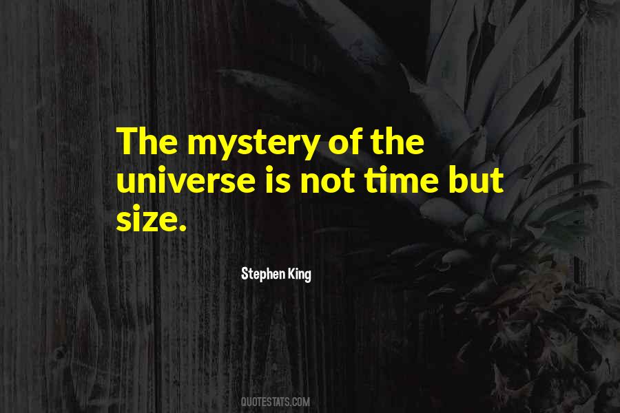 Mystery Of Time Quotes #410964