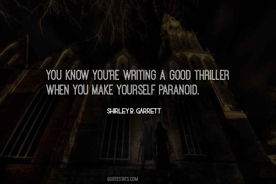 Mystery Thriller Quotes #202964