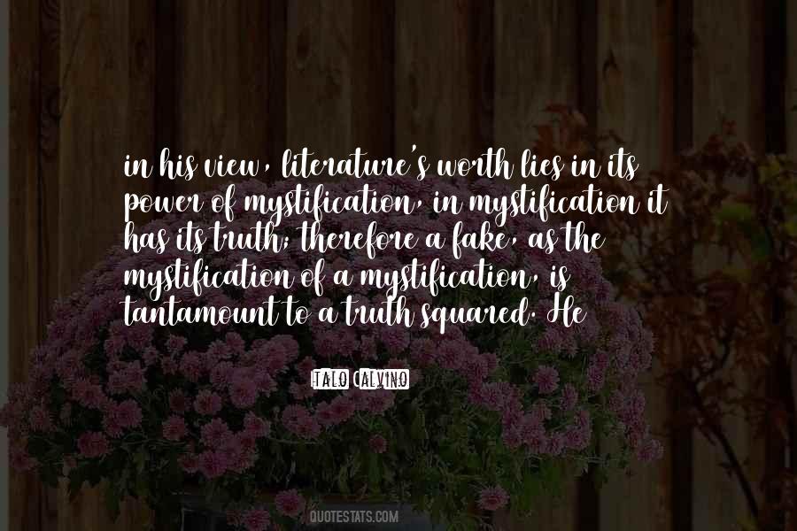 Mystification Quotes #1552883