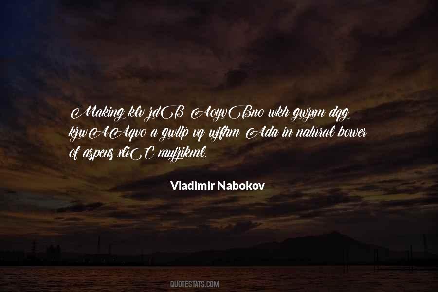 Nabokov Vladimir Quotes #137089