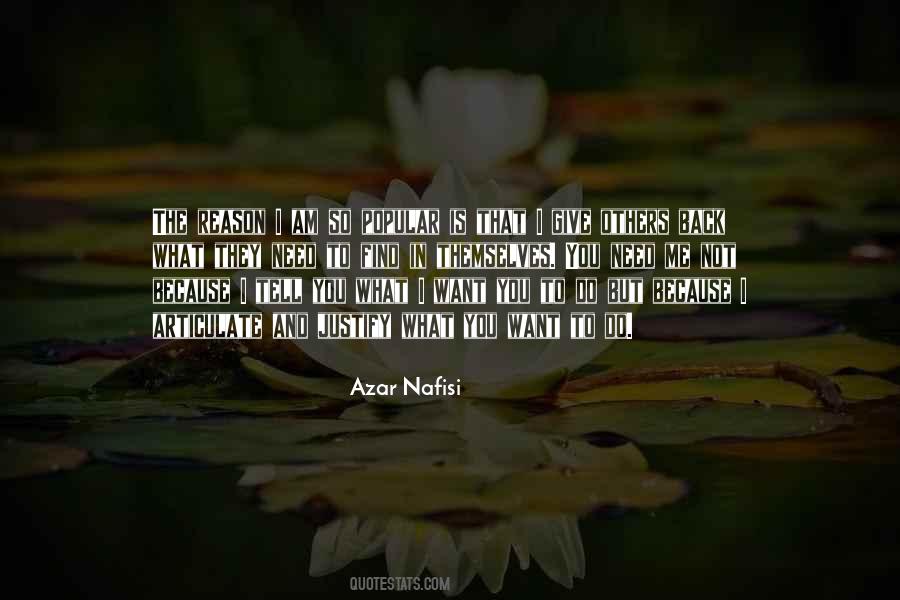 Nafisi Quotes #253046