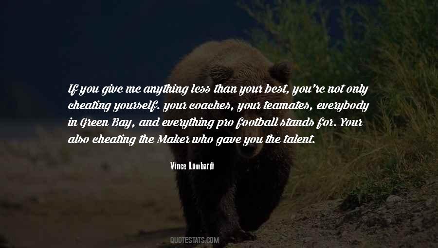 Quotes About Cheating Sports #123019